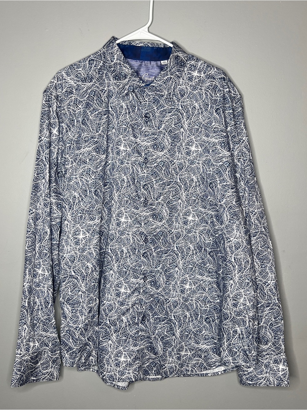 Robert Graham Men’s Stelvio Long-Sleeve Woven Shirt, Premium Button Down Top